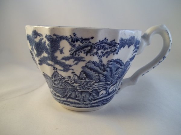 Kaffeetasse "Country Life" Blau Innendekor