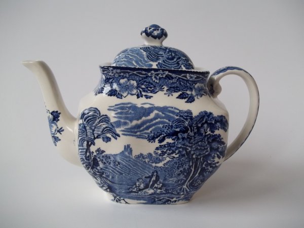 Teekanne mittel "Woodland" Blau