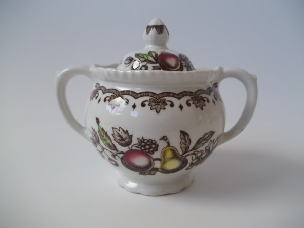 Zuckertopf "Windsor" Braun Bunt