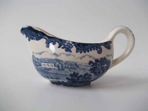 Buttersauciere "Avon Scenes" Blau 1b