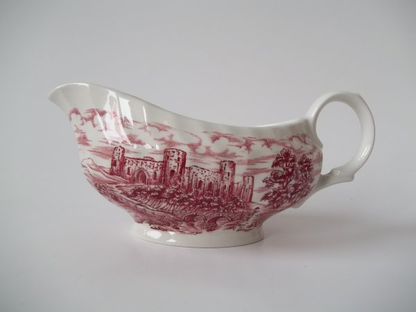 Sauciere "Olde Country Castles" Rot