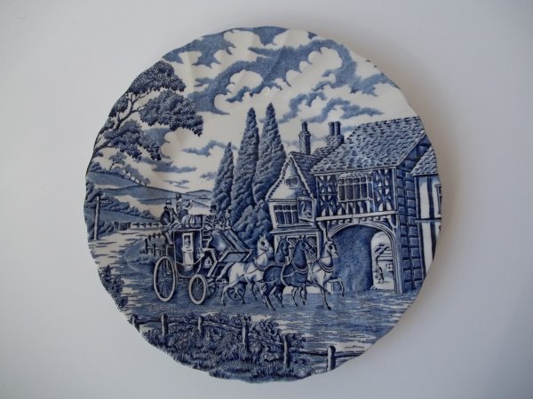 Kuchenteller "Royal Mail" Blau