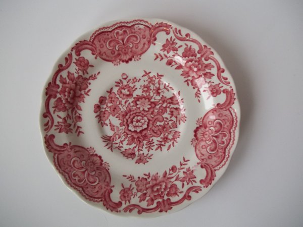 Suppentassen Untertasse "Windsor" Rot