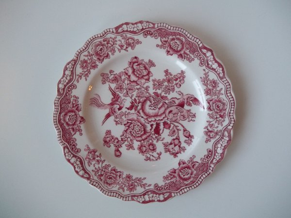Teller klein "Bristol" Rot RAR