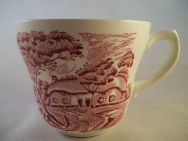 Kaffeetasse &quot;Country Style&quot; Rot