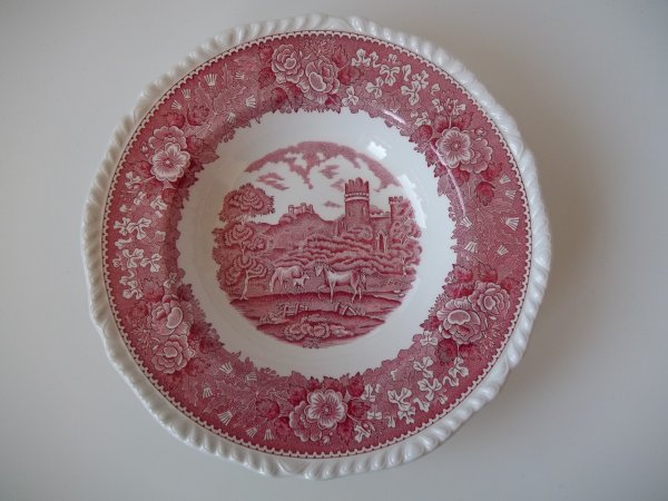 Suppenteller "English Scenic" Rot Pferd