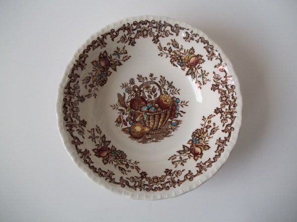 Schüssel klein "Fruits &amp; Flowers" Braun Bunt RAR