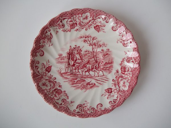 Untertasse "Coaching Scenes" Rot