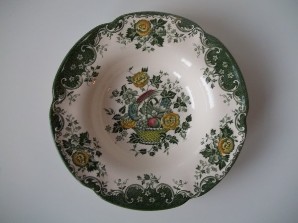 Suppenteller "Bird of Paradise" Grün Bunt