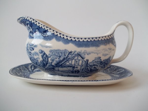 Sauciere "Woodland" Blau