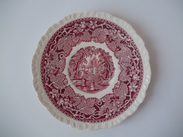 Untertasse "Vista" Rot