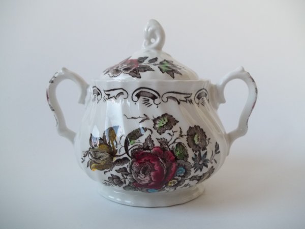 Zuckertopf "Bouquet" Braun