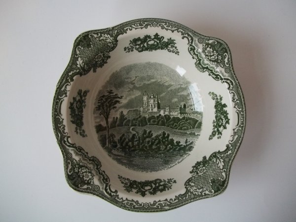 Schüssel mittel "Old Britain Castles" Grün