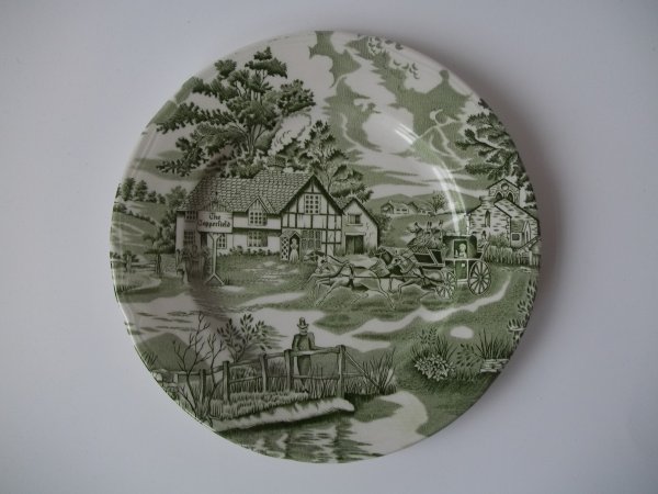 Essteller "English Style" Grün