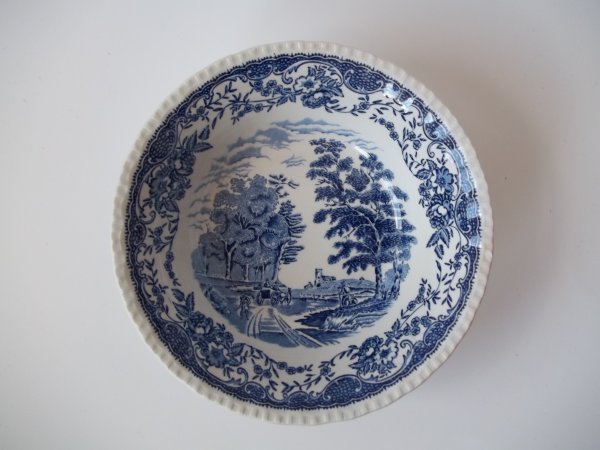 Schüssel klein &quot;Olde England&quot; Blau