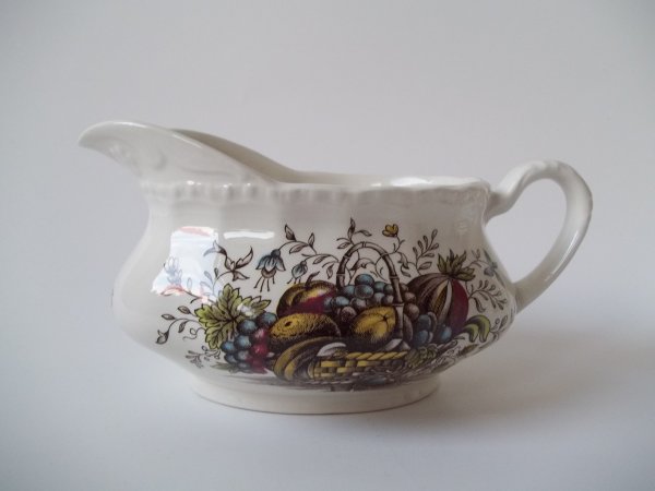 Sauciere "Fruits &amp; Flowers" Braun Bunt