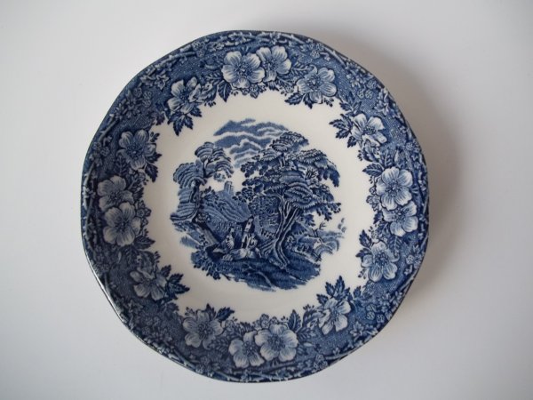 Untertasse "Woodland" Blau