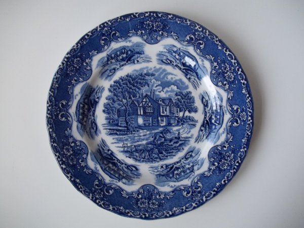 Essteller "English Country Inns" Blau