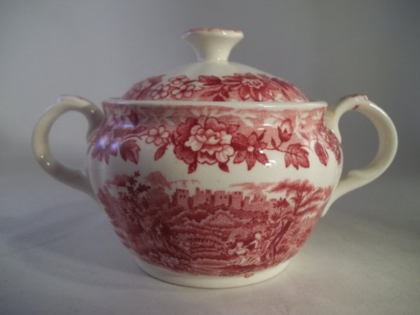 Zuckertopf "Romance" Rot