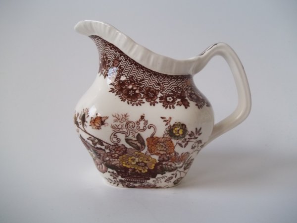 Milchkännchen "Ascot" Braun Bunt