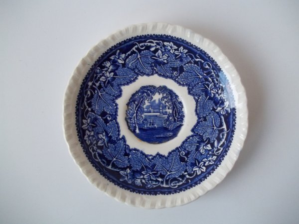 Untertasse "Vista" Blau