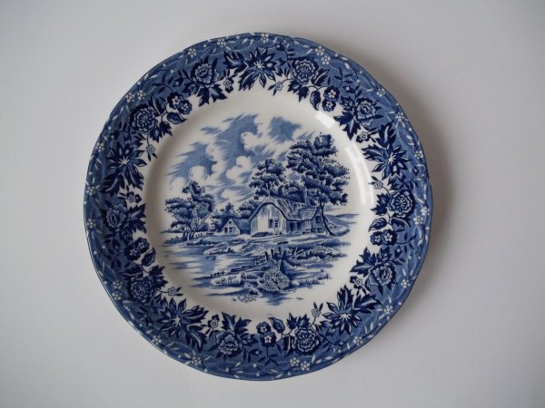Dessertteller "Country Style" Blau
