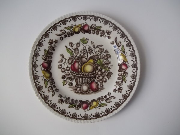 Kuchenteller "Windsor" Braun Bunt