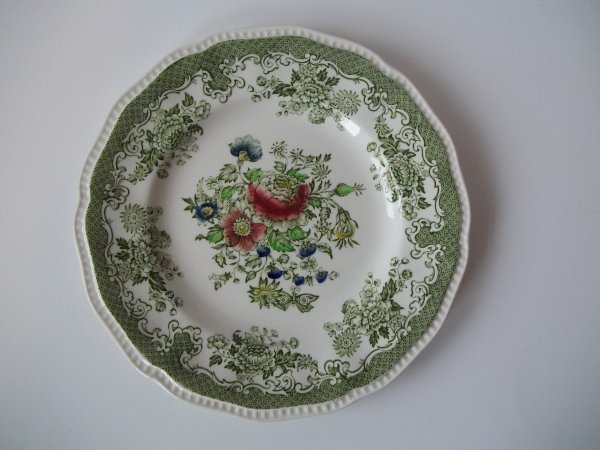 Kuchenteller &quot;Balmoral&quot; Grün Bunt