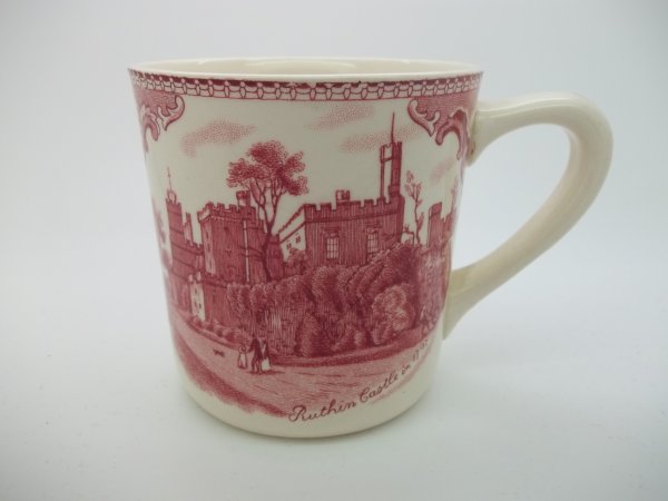 Becher "Old Britain Castles" Rot RAR