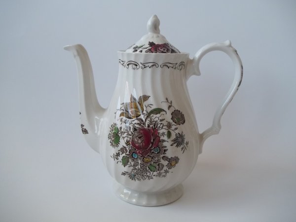 Kaffeekanne "Bouquet" Braun Bunt