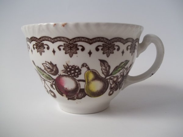 Kaffeetasse "Windsor" Braun Bunt