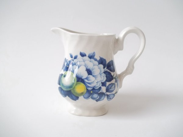 Milchkännchen "Claremont" Blau Bunt