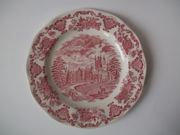 Essteller gross &quot;Royal Homes of Britain&quot; Rot