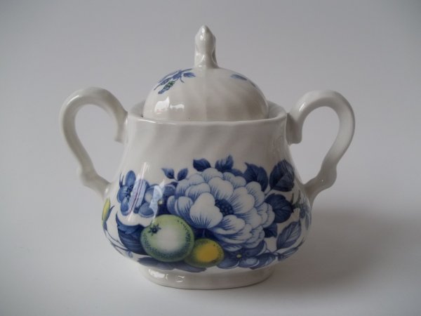 Zuckertopf "Claremont" Blau Bunt