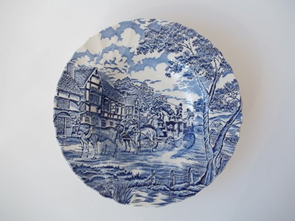 Suppenteller "Royal Mail" Blau