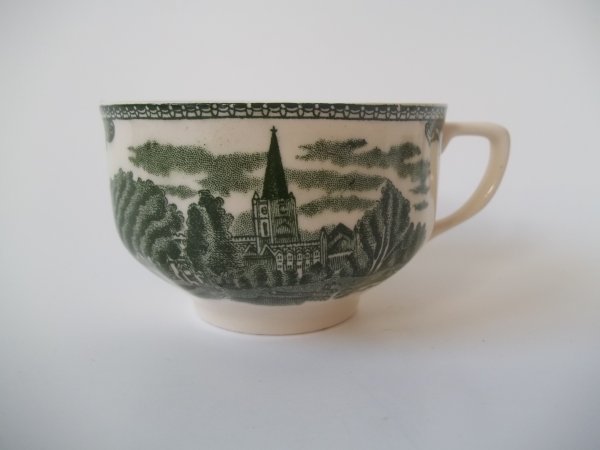 Teetasse "Old Britain Castles" Grün