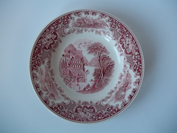 Suppenteller "Cambridge Old England" Rot