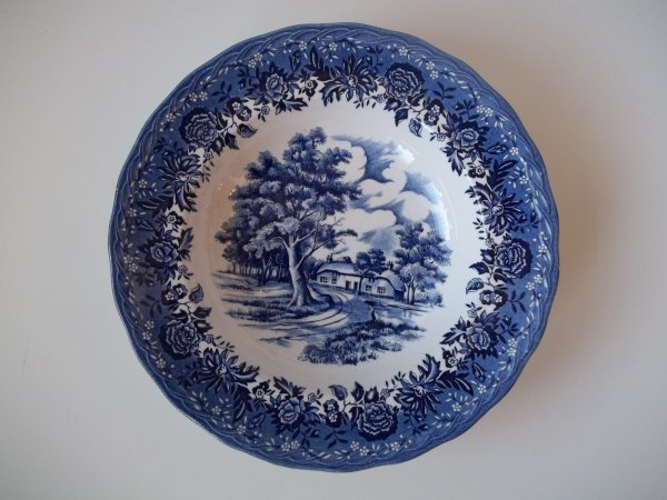 Suppenteller "Country Style" Blau