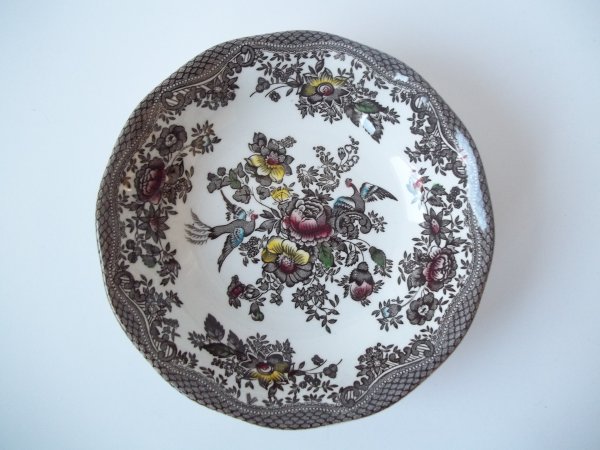 Schüssel klein "Oriental Pheasants" Braun Bunt