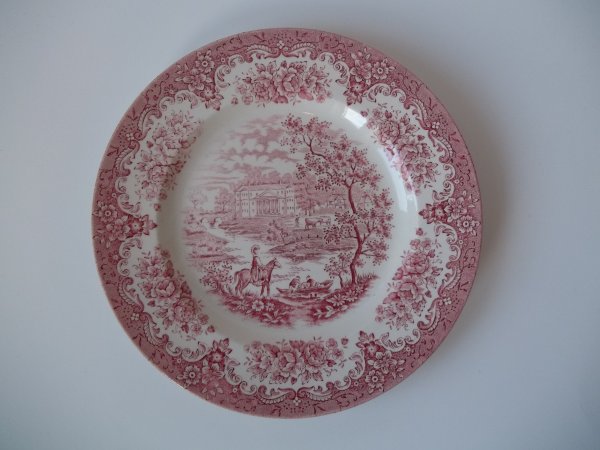 Kuchenteller "River Scenes" Rot