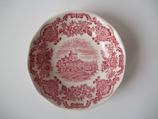 Schüssel klein "Royal Homes of Britain" Rot