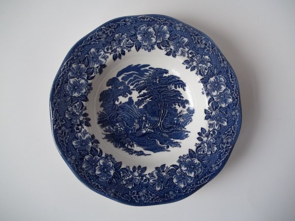 Suppenteller "Woodland" Blau