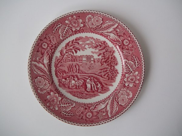 Kuchenteller "Woodland" Rot