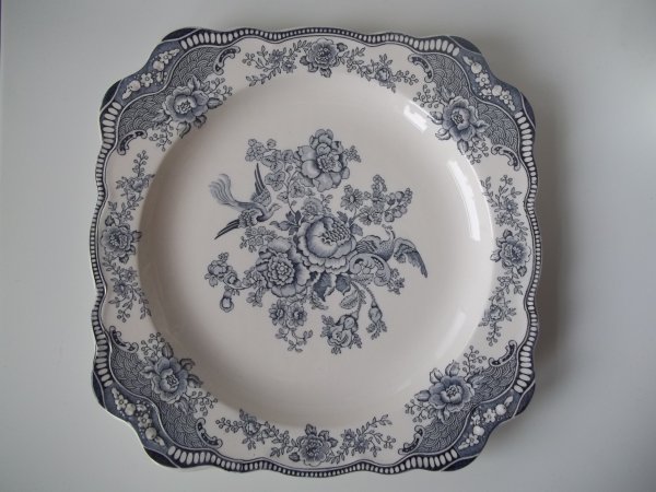 Platte eckig gross &quot;Bristol&quot; Grau 1b