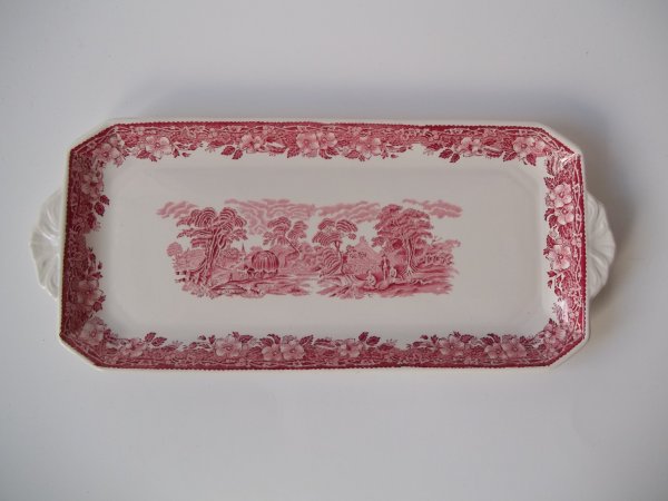 Königskuchenplatte "Woodland" Rot