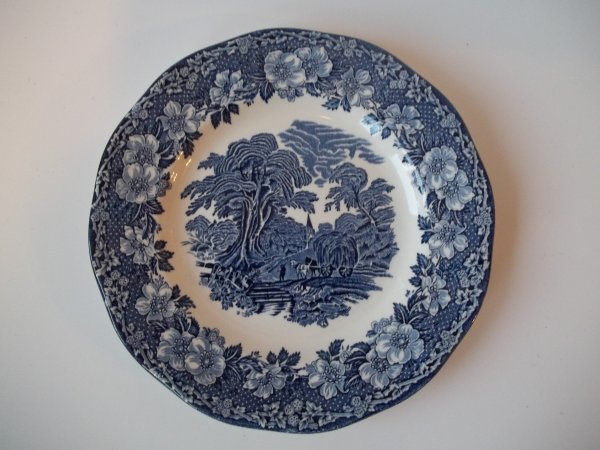Kuchenteller &quot;Woodland&quot; Blau