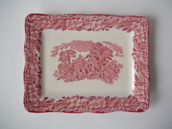 Butterplatte "Woodland" Rot