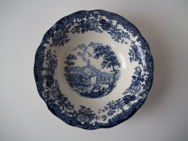 Schüssel "Avon Scenes" Blau 1b