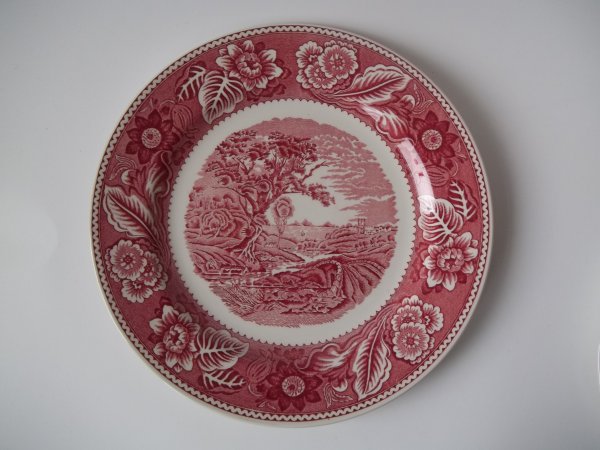 Essteller groß "Woodland" Rot