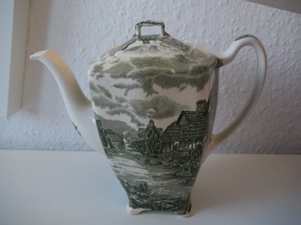 Kaffeekanne "Olde English Countryside" Grün